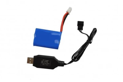 AMEWI Trade e.K. RC loď Blue Barracuda V2 Boot