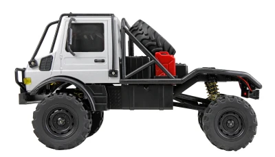 AMEWI Trade e.K. RC model Mercedes-Benz Unimog U4000 Crawler 4WD 1:18 RTR proporcionální šedý