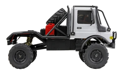AMEWI Trade e.K. RC model Mercedes-Benz Unimog U4000 Crawler 4WD 1:18 RTR proporcionální šedý