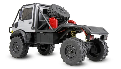AMEWI Trade e.K. RC model Mercedes-Benz Unimog U4000 Crawler 4WD 1:18 RTR proporcionální šedý