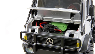 AMEWI Trade e.K. RC model Mercedes-Benz Unimog U4000 Crawler 4WD 1:18 RTR proporcionální šedý