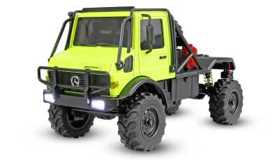 AMEWI Trade e.K. RC model Mercedes-Benz Unimog U4000 Crawler 4WD 1:18 RTR proporcionální zelený