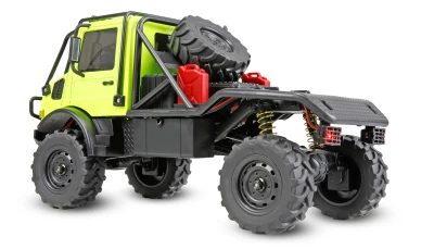 AMEWI Trade e.K. RC model Mercedes-Benz Unimog U4000 Crawler 4WD 1:18 RTR proporcionální zelený