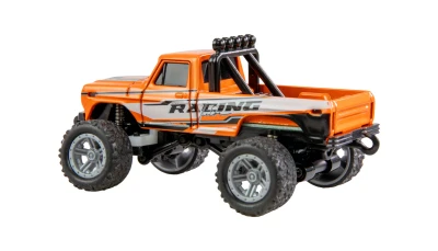 Amewi RC Monster Truck kovový oranžový 1:64 RTR LED Tempomat 2,4GHz