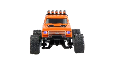 Amewi RC Monster Truck kovový oranžový 1:64 RTR LED Tempomat 2,4GHz