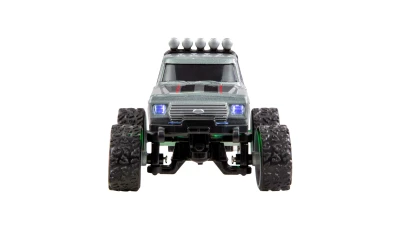 AMEWI Trade e.K. RC Monster Truck kovový 1:64 RTR LED Tempomat 2,4GHz šedý