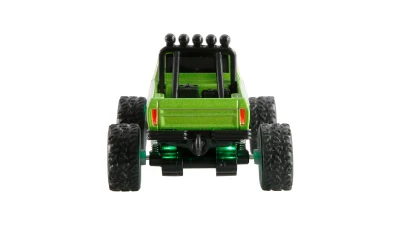 Amewi RC Monster Truck kovový 1:64 RTR LED Tempomat 2,4GHz zelený