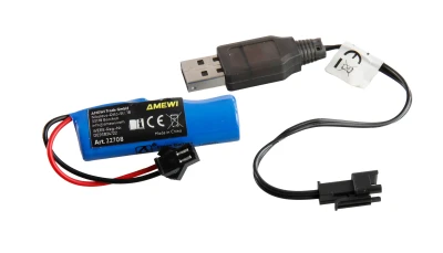 Amewi G011E žluto-černé 9kanálové 1:24 RTR LED RC pásové rypadlo