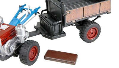 AMEWI Trade e.K. RC Retro traktor-Terra s kouřem a světlem 4WD proporcionální 1:12 RTR