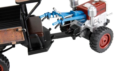 AMEWI Trade e.K. RC Retro traktor-Terra s kouřem a světlem 4WD proporcionální 1:12 RTR