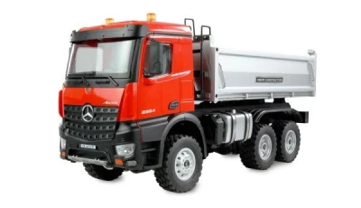AMEWI Mercedes-Benz Arocs 6x6 1:14 RTR červený RC sklápěč