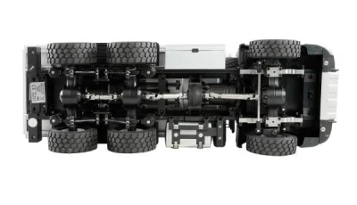 AMEWI Mercedes-Benz Arocs 6x6 1:14 RTR červený RC sklápěč