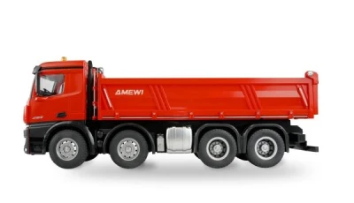 AMEWI Mercedes-Benz Arocs 8x4/4 4WD 1:18 RTR červený RC sklápěč