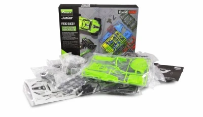 AMEWI Coolrc Diy Frog Buggy zelená 1:18 RC stavebnice auta