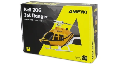 AMEWI Trade e.K. RC vrtulník Bell 206 Jet Ranger, 4kanálový, 6G, RTF