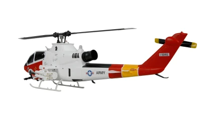 AMEWI Trade e.K. RC vrtulník Bell AH-1 Arctic Cobra 6ti kanálový 3D/6G RTF sada 1:34 se střídavými motory