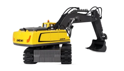 AMEWI Trade e.K. Sada 2 v 1 RC pásový bagr a RC sklápěč 1:18 RTR kovová lžíce LED osvětlení