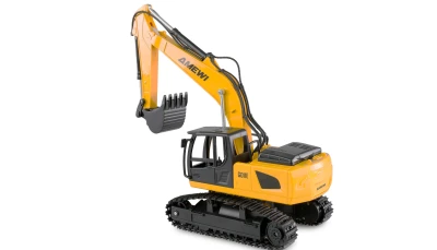 AMEWI Trade e.K. Sada 2 v 1 RC sklápěč dumper a RC pásový bagr, 9 kanálů, RTR v měřítku 1:24