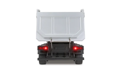Amewi sklápěcí třínápravový návěs pro Scania 1:18 stříbrný s LED osvětlením