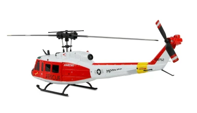AMEWI Trade e.K. UH-1 Marine RC vrtulník 6ti kanálový s gyroskopem 6G/3D RTF Brushless