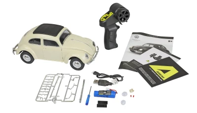 AMEWI VW Brouk Typ 1 1950 béžový RC model 1:16 RTR s LED osvětlením