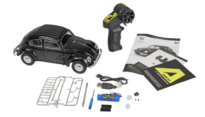 Amewi VW Brouk Typ 1 z roku 1950 černý 1:16 RTR LED RC model