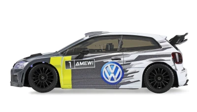 Amewi VW Polo R WRC Rally/Drift 4WD 1:28 RTR šedé RC auto