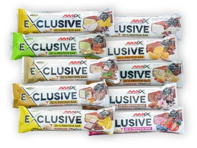 Amix 12x Exclusive Protein Bar 85g MIX Amix 12x Exclusive Protein Bar 85g MIX