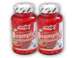 Amix 2x B-Complex + Vitamin C + Vitamin E 90kapslí