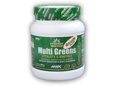Amix GreenDay MultiGreens Vitality & Energy pomeranč 300 g