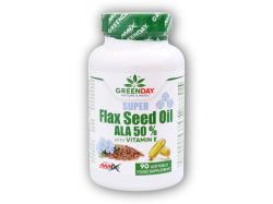 Amix GreenDay SUPER FlaxSeed Oil ALA 50% 1000mg 90 softgels