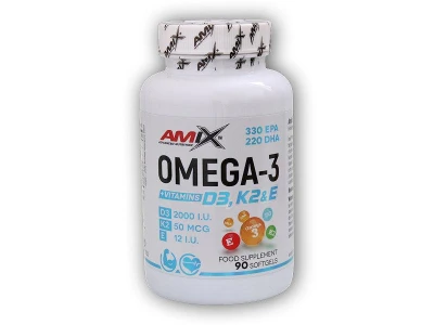 Amix Omega 3 D3+K2+E 90 softgels