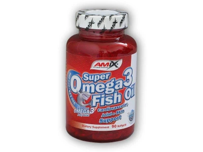 Amix Super Omega 3 Fish Oil 1000mg 90 kapslí Amix Super Omega 3 Fish Oil 1000mg 90 kapslí