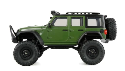 Amewi AMXRock Crosstrail zelený 4WD 1:16 RTR LED rampa Scale RC Crawler