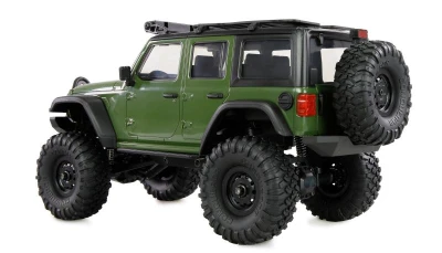 Amewi AMXRock Crosstrail zelený 4WD 1:16 RTR LED rampa Scale RC Crawler