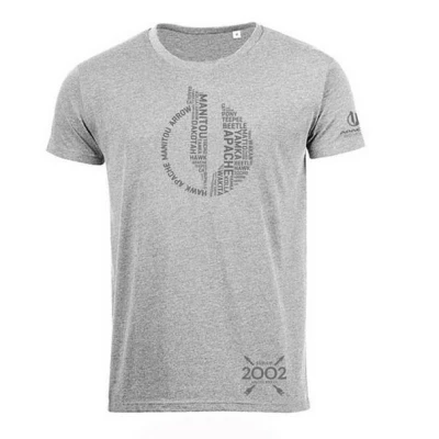 Apache Tričko Feather SOL'S Grey Melange