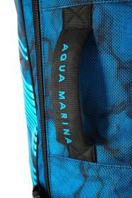 Aqua Marina Premium BLUE 90l s kolečky 2025 blue transportní vak
