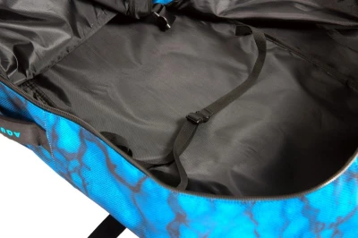 Aqua Marina Premium BLUE 90l s kolečky 2025 blue transportní vak