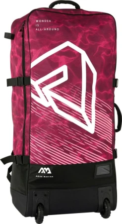 Aqua Marina Premium RED 90l s kolečky 2025 red transportní vak