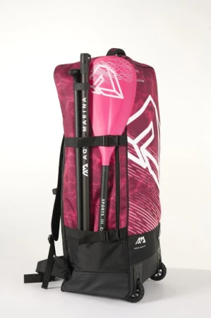 Aqua Marina Premium RED 90l s kolečky 2025 red transportní vak