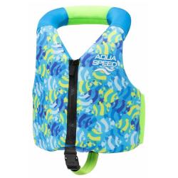Aqua-Speed Aqua Pals plavecká vesta modrá