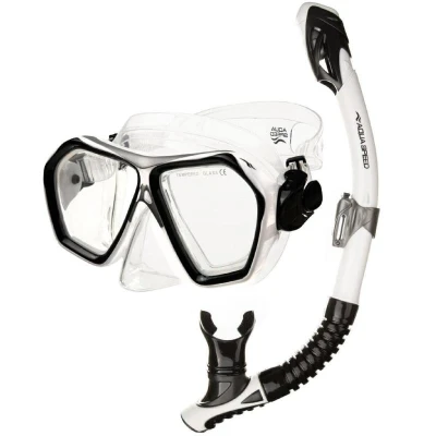 Aqua-Speed Blaze Borneo potápěčský set bílá Aqua-Speed Blaze Borneo potápěčský set bílá