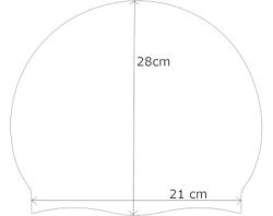 Aqua-Speed Bloom koupací čepice modrá-zelená