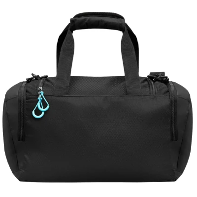 Aqua-Speed Duffle Bag S černá-tyrkysová sportovní taška