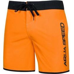 Aqua-Speed Evan pánské plavecké šortky oranžová POUZE XL (VÝPRODEJ)