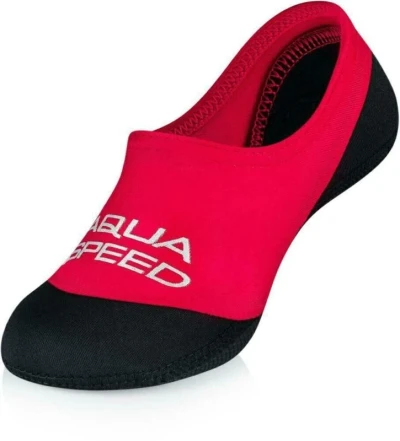 Aqua-Speed Neo dětské neoprenové ponožky červená POUZE 28/29 (VÝPRODEJ)