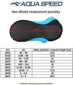 Aqua-Speed Neo dětské neoprenové ponožky růžová