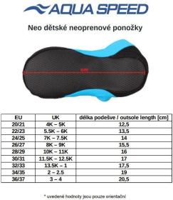 Aqua-Speed Neo dětské neoprenové ponožky růžová POUZE EU 26/27 (VÝPRODEJ)