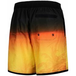 Aqua-Speed Nolan pánské plavecké šortky černá-oranžová