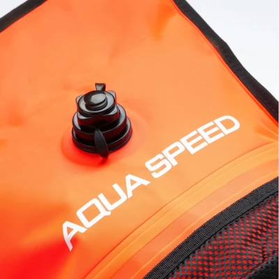 Aqua Speed Plavecká bojka OPEN WATER SWIM s kapsou 17l oranžová (VÝPRODEJ)